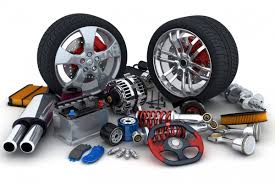 Used car parts background